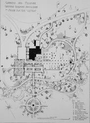 Jardins et terrains de plaisance, Ballimore, Argyleshire, pour le Major MacRae Gilstrap, de The Art and Craft of Garden Making de Thomas Mawson, publié en 1900